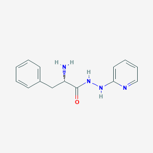 (2S)-2-amino-3-phenyl-N'-pyridin-2-ylpropanehydrazide