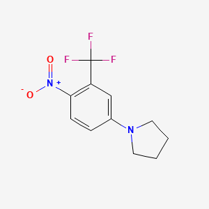 1-(4-Nitro-3-trifluoromethylphenyl)pyrrolidine