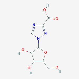 1-[3,4-Dihydroxy-5-(hydroxymethyl)oxolan-2-yl]-1,2,4-triazole-3-carboxylic acid