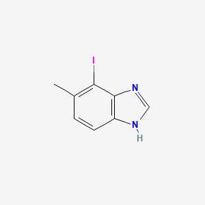 molecular formula C8H7IN2 B8232451 4-Iodo-5-methyl-1H-benzoimidazole 