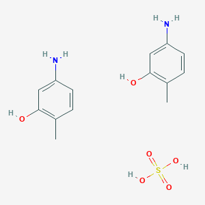Bis(3-hydroxy-p-tolylammonium) sulphate