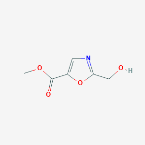 molecular formula C6H7NO4 B8232625 Methyl 2-(hydroxymethyl)oxazole-5-carboxylate 