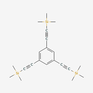 molecular formula C21H30Si3 B8232817 1,3,5-Tris((trimethylsilyl)ethynyl)benzene 