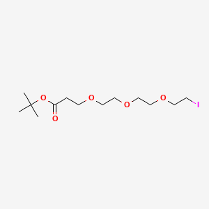 molecular formula C13H25IO5 B8232943 Tert-butyl 3-(2-(2-(2-iodoethoxy)ethoxy)ethoxy)propanoate 