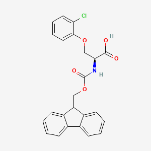 molecular formula C24H20ClNO5 B8233307 Fmoc-Ser(O-(2-chlorophenyl))-OH 