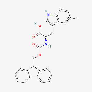 molecular formula C27H24N2O4 B8233388 N-Fmoc-5-methyl-L-tryptophan 