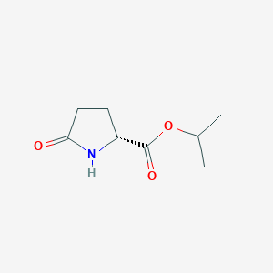 molecular formula C8H13NO3 B8233404 propan-2-yl (2R)-5-oxopyrrolidine-2-carboxylate 