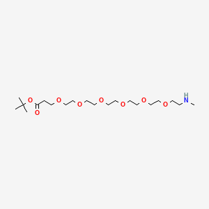 molecular formula C20H41NO8 B8233411 MeNH-PEG6-CH2CH2COOtBu 