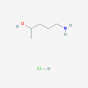 molecular formula C5H14ClNO B8233490 5-Amino-2-pentanol HCl 