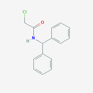 molecular formula C15H14ClNO B082335 N-benzhydryl-2-chloroacetamide CAS No. 10254-07-6