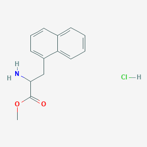molecular formula C14H16ClNO2 B8233624 Methyl 2-amino-3-(naphthalen-1-yl)propanoate HCl 