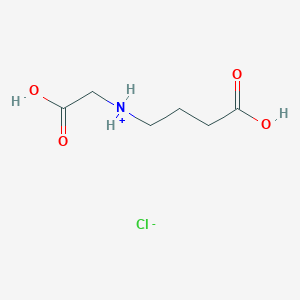 Carboxymethyl(3-carboxypropyl)azanium;chloride
