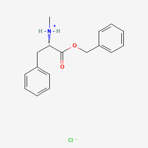 methyl-[(2S)-1-oxo-3-phenyl-1-phenylmethoxypropan-2-yl]azanium;chloride