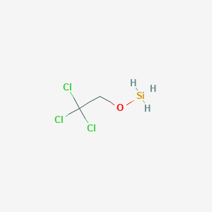 molecular formula C2H5Cl3OSi B8233937 (2,2,2-Trichloroethoxy)silane 