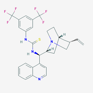 1-[3,5-bis(trifluoromethyl)phenyl]-3-[(R)-[(2R,4S,5S)-5-ethenyl-1-azabicyclo[2.2.2]octan-2-yl]-quinolin-4-ylmethyl]thiourea