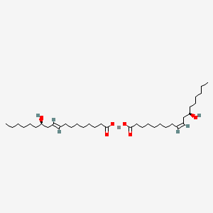 zinc;(Z,12R)-12-hydroxyoctadec-9-enoate;(E,12R)-12-hydroxyoctadec-9-enoate