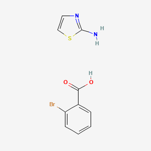 molecular formula C10H9BrN2O2S B8233993 2-Bromobenzoic acid;1,3-thiazol-2-amine 
