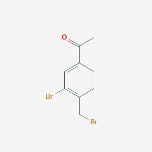 1-(3-Bromo-4-(bromomethyl)phenyl)ethanone