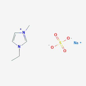 3-Ethyl-1-methyl-1H-imidazol-3-ium sodium sulfate