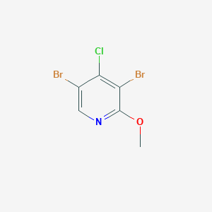 molecular formula C6H4Br2ClNO B8234026 3,5-Dibromo-4-chloro-2-methoxypyridine 