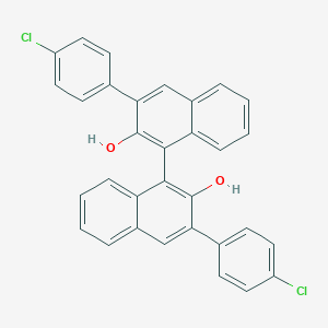 molecular formula C32H20Cl2O2 B8234064 (S)-33'-Bis(4-chlorophenyl)-[11'-binaphthalene]-22'-diol 