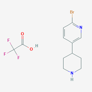 2-Bromo-5-(piperidin-4-yl)pyridine 2,2,2-trifluoroacetate