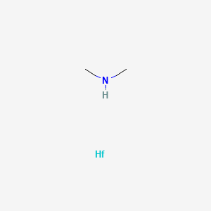 molecular formula C2H7HfN B8234770 hafnium;N-methylmethanamine 