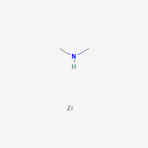 molecular formula C2H7NZr B8234781 N-methylmethanamine;zirconium 