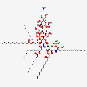 molecular formula C110H205N3O39P2 B8234834 Di[3-deoxy-D-manno-octulosonyl]-lipid A (ammonium salt) 