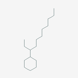 molecular formula C17H34 B082349 (1-Ethylnonyl)cyclohexane CAS No. 13151-78-5