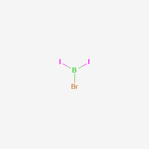 molecular formula BBrI2 B082351 Bromodiiodoborane CAS No. 14355-21-6