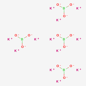 molecular formula B4K12O12 B8235114 Boron potassium oxide (B4K2O7) 
