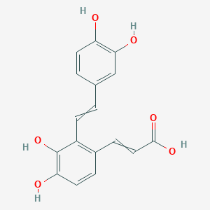 molecular formula C17H14O6 B8235236 salvianolic acid F 