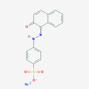 molecular formula C16H11N2NaO4S B8235417 sodium;4-[2-(2-oxonaphthalen-1-ylidene)hydrazinyl]benzenesulfonate 