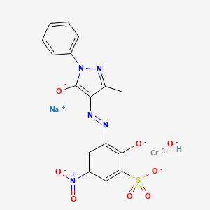 molecular formula C16H11CrN5NaO8S B8235424 Acid Orange 74 