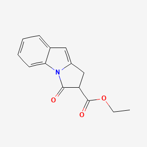 molecular formula C14H13NO3 B8235472 Ethyl 1-oxo-2,3-dihydro-1H-pyrrolo[1,2-a]indole-2-carboxylate 
