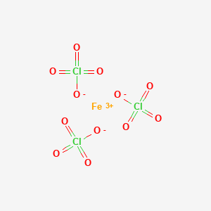 molecular formula Cl3FeO12 B082357 Iron triperchlorate CAS No. 13537-24-1