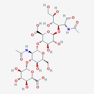 molecular formula C28H44N2O23 B8235748 Hyaluronate Tetrasaccharide 