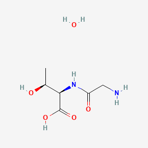 molecular formula C6H14N2O5 B8235750 glycyl-d-threonine dihydrate 