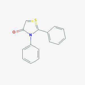 molecular formula C15H11NOS B082358 2,3-Diphenyl-1,3-thiazol-3-ium-4-olate CAS No. 13288-67-0