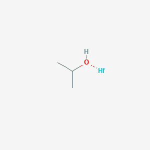 molecular formula C3H8HfO B8235806 hafnium;propan-2-ol 