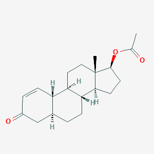 molecular formula C20H28O3 B082360 5alpha-Estr-1-en-3-one, 17beta-hydroxy-, acetate CAS No. 15019-21-3