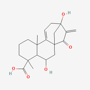 molecular formula C20H26O5 B8236053 Pterisolic acid A 