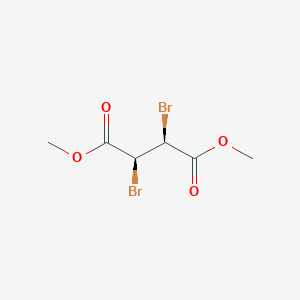 molecular formula C6H8Br2O4 B8236087 Butanedioic acid,2,3-dibromo-, 1,4-dimethyl ester, (2R,3R)-rel- 