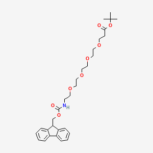 molecular formula C30H41NO8 B8236523 FmocNH-PEG4-t-butyl ester 