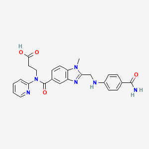molecular formula C25H24N6O4 B8236586 Dabigatran Carboxamide 