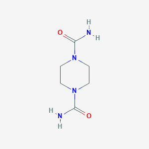 molecular formula C6H12N4O2 B082368 1,4-Piperazinedicarboxamide CAS No. 10581-05-2