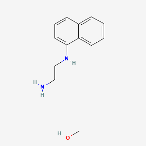 molecular formula C13H18N2O B8237215 N-(1-Naphthyl)ethylenediamine dihydrochloride monomethanolate 