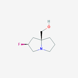 ((2S,7AS)-2-fluorohexahydro-1H-pyrrolizin-7a-yl)methanol
