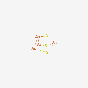 molecular formula As4S3 B082375 Tetraarsenic trisulfide CAS No. 12512-13-9